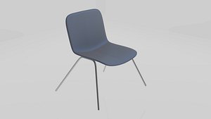 blender cycles rendered modern chair 3d model