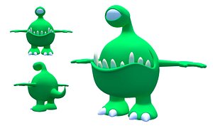 3D monster animation
