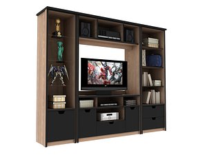 3D modular living room