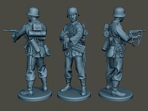 German soldier ww2 Shoot middle G2