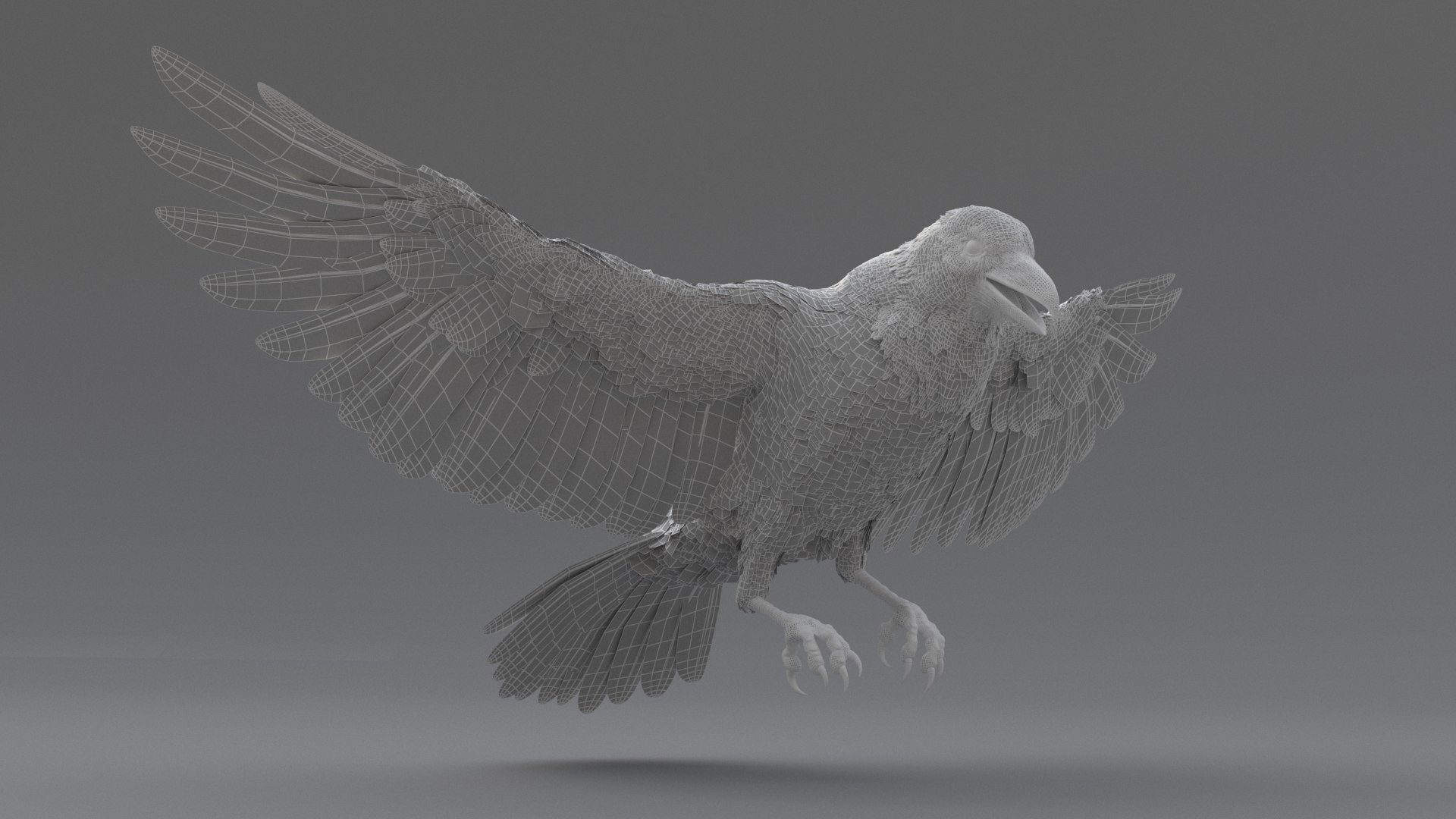 3D Raven RIGGED - TurboSquid 2141527