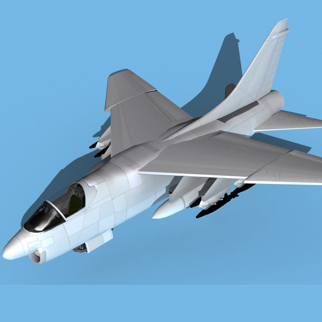 3D Chance Vought A-7D Corsair V00 Bare Metal https://p.turbosquid.com/ts-thumb/NY/2JlI98/bJ/chancevoughta7cosairiiv0012x12/jpg/1656940441/1920x1080/fit_q87/2b1b56f2512f7e95d3be63cb0b350000a3730476/chancevoughta7cosairiiv0012x12.jpg
