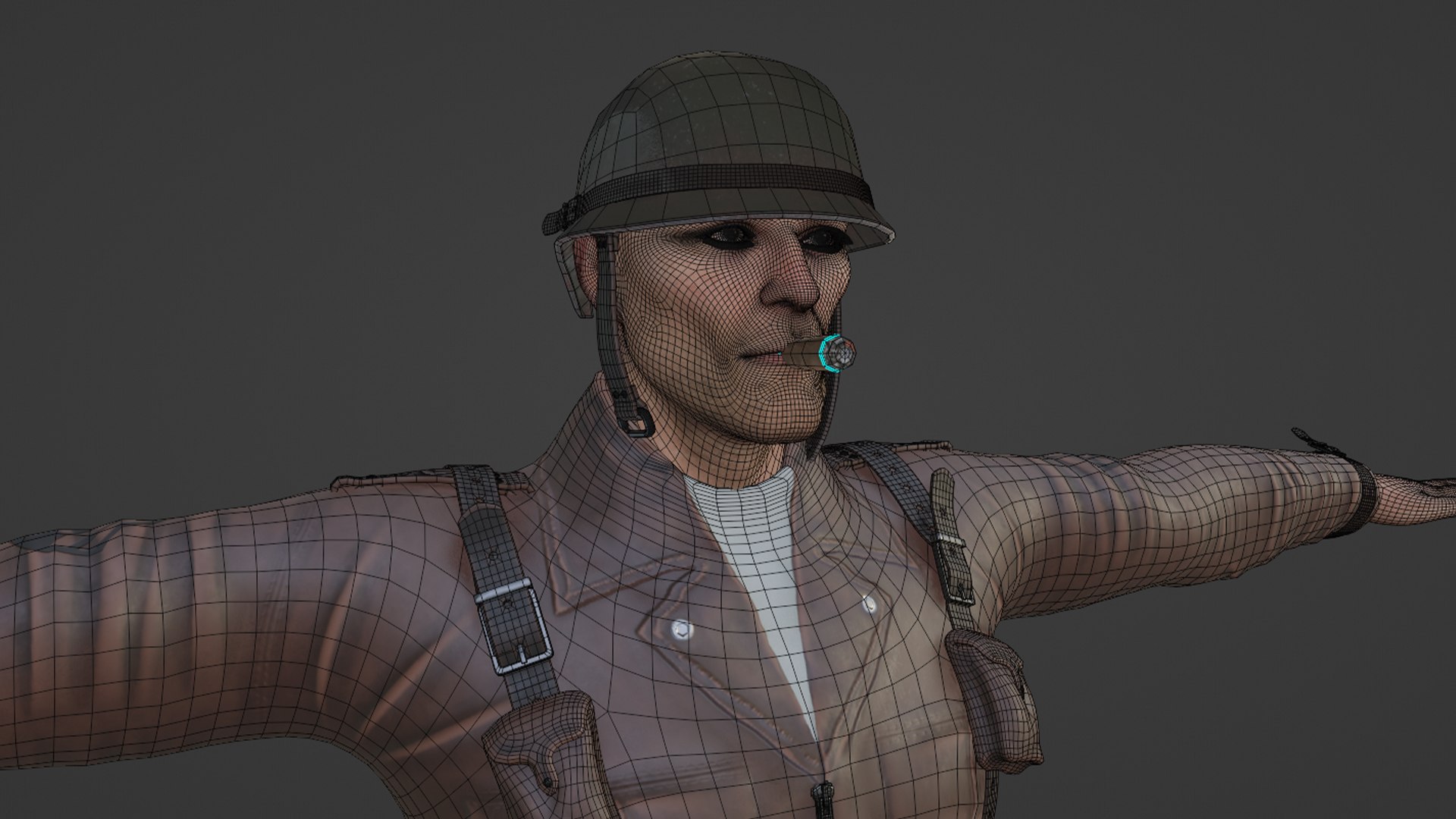 Realistic Rigged US Army Soldier Man Character 3D Model 3D Model ...