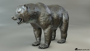 bear sculpt for print