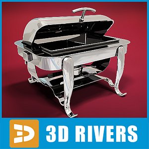 Rectangular chafing dish by 3DRivers