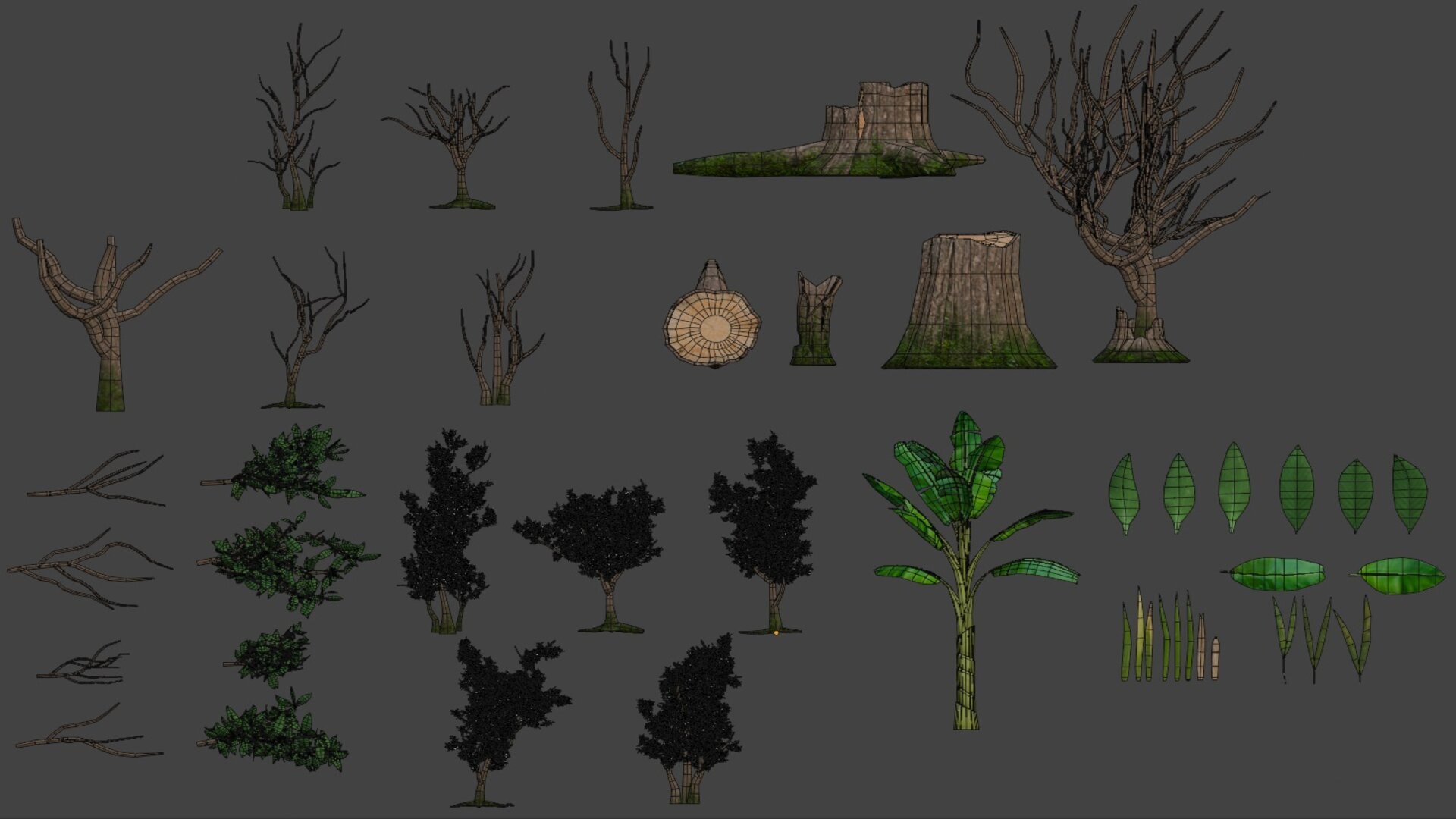 Grass Tree Leaf 3D https://p.turbosquid.com/ts-thumb/NY/4f7xDI/5W/wireframe2/jpg/1721316955/1920x1080/fit_q87/e86b8cd5a1a4519fbfa771357b8dc6d956515371/wireframe2.jpg