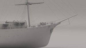 Colchida yacht 3D model