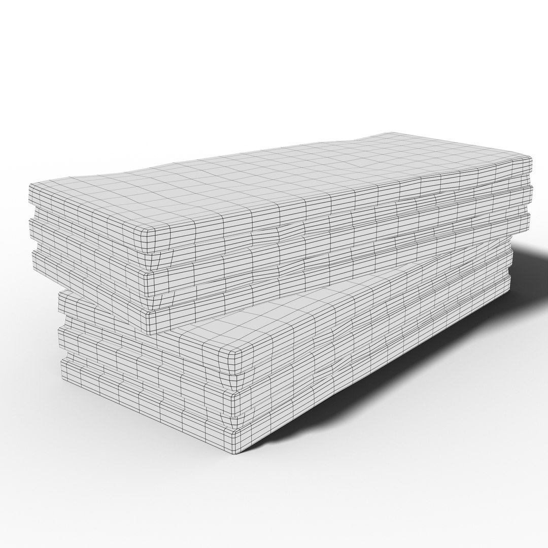 3D Wafer Cookie Orange TurboSquid 2086672