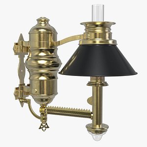 Oil Railroad Wall Lamp