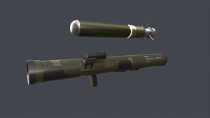 3D model DZG-141 China thermobaric launcher