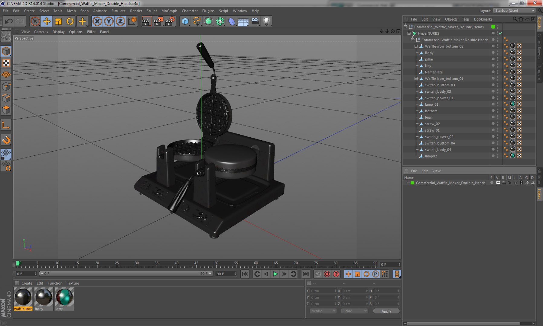 3D commercial waffle maker double model https://p.turbosquid.com/ts-thumb/NY/FaREMu/PEjRuH42/commercialwafflemakerdoubleheadsvray3dmodel068/jpg/1495226327/1920x1080/fit_q87/c419352542b3ddeaeb931bedda206dcfb81c52eb/commercialwafflemakerdoubleheadsvray3dmodel068.jpg