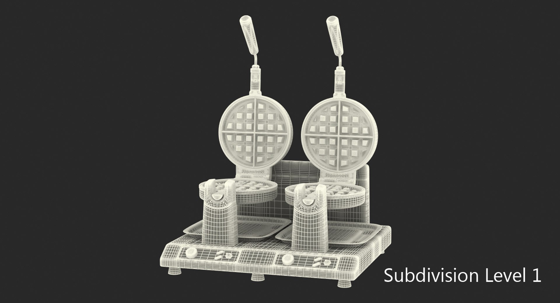 3D commercial waffle maker double model https://p.turbosquid.com/ts-thumb/NY/FaREMu/uzwFGjsR/commercialwafflemakerdoubleheadsvray3dmodel064/jpg/1495226326/1920x1080/fit_q87/4634e8f61fa5a96ea0f9216b4cd1aea54fb2a062/commercialwafflemakerdoubleheadsvray3dmodel064.jpg