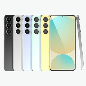3D Samsung Galaxy S24 FE All Colors