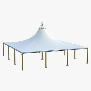 Tensile Structures Conic 3D model