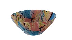 Bowl in Mix Color 3D model