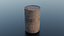 Rusty Steel Barrel – Blau – PBR – 2K 4K