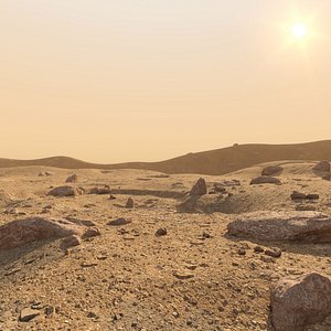 mars surface 3D
