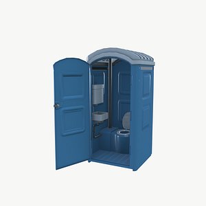 3D Portable Toilet model