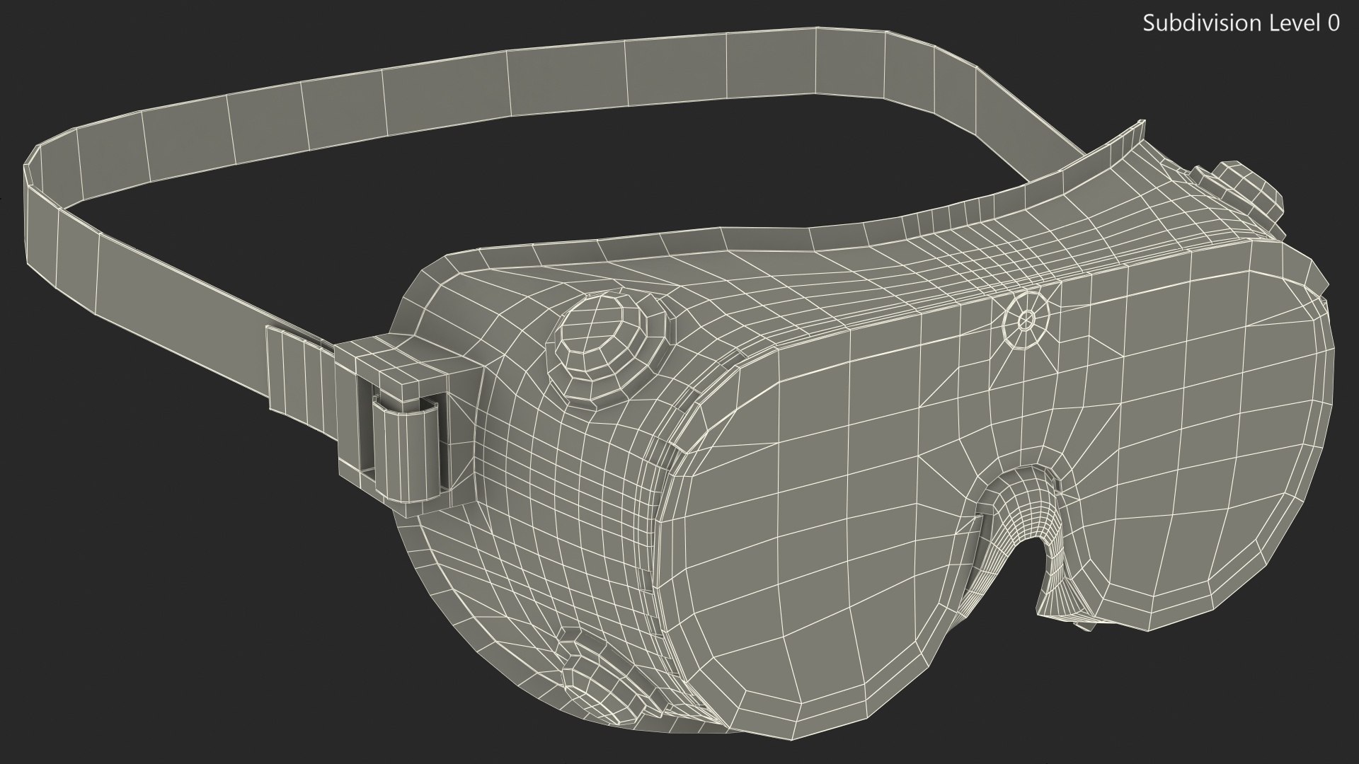 Medical protective goggles 3D model - TurboSquid 1565531