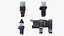 Collection de raids Minecraft : Pack de modèles 3D articulés 4K PBR Pillager Evoker Ravager Witch