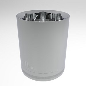 3D model Deep Socket 11 mm - AB