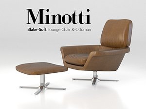 Minotti Blake-Soft lounge chair set