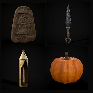 3D Medieval Prop Mix Twenty model