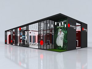 3D booth exhibit stand