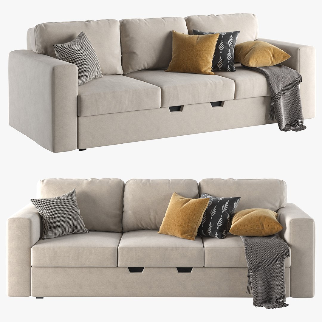 Dori Boucle Round Arm Sofa By Acanva 3D Model TurboSquid 2164777