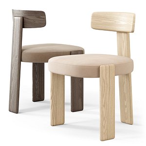 Nobu Dining Chair 3D model