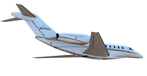 business jet cessna 750 3D model