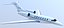 business jet cessna 750 3D model