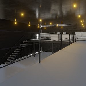 Warehouse loft 3D model
