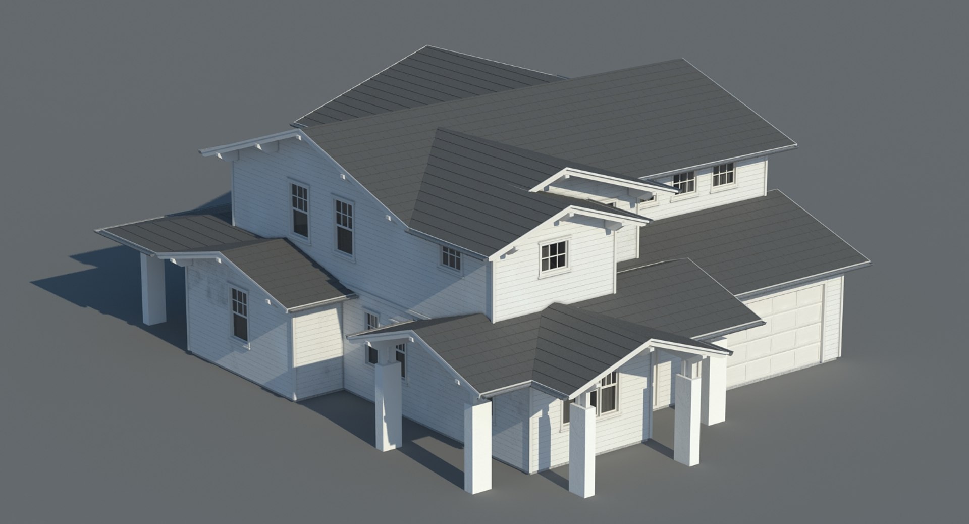3d model of family house