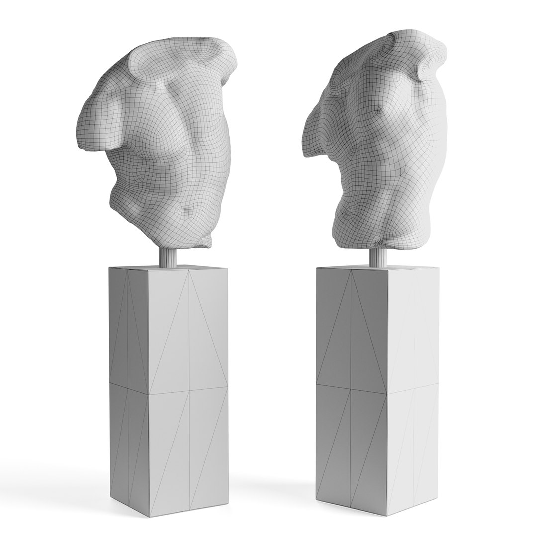 3D Roman torso modern model - TurboSquid 2128545