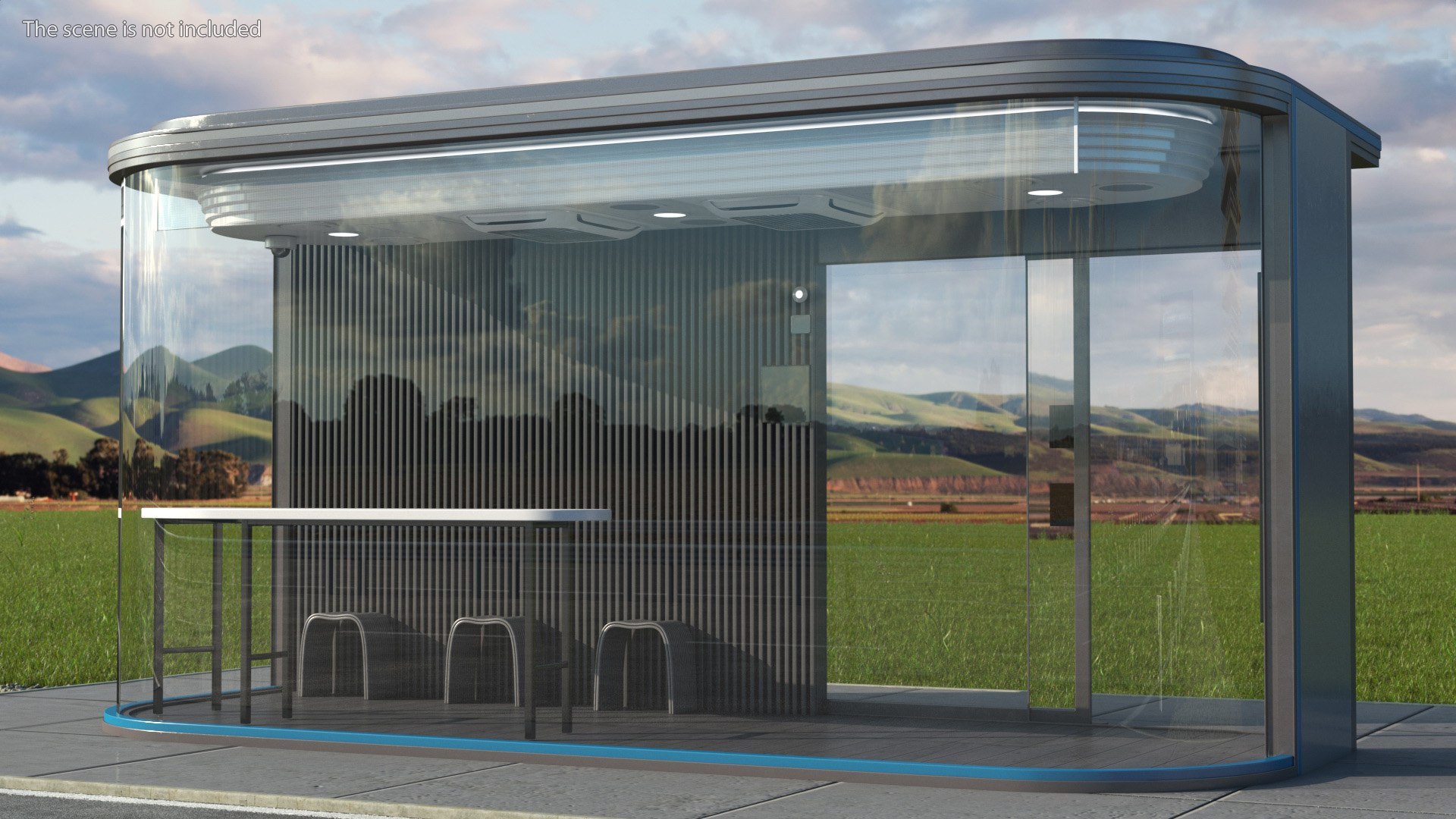 Smart Bus Stop model https://p.turbosquid.com/ts-thumb/NZ/3tqapJ/Sk/smartbusstop3dsmodel003/jpg/1668092222/1920x1080/fit_q87/7387bdcecdfea7b03079a7239cb27761a903334d/smartbusstop3dsmodel003.jpg