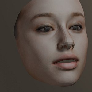PopFace BaseMesh - Ariana Grande 3D model