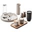 431 eat and drinks decor set 09 folded cup latte  water carafe kit