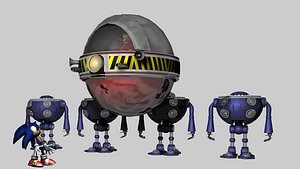 Chaos Sonic Rig - Sonic Prime - Download Free 3D model by JayPig