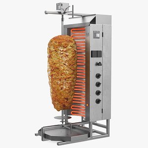 Potis Vertical Rotisserie Grill with Doner Kebab