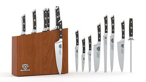 3D Kitchen Knife Set model