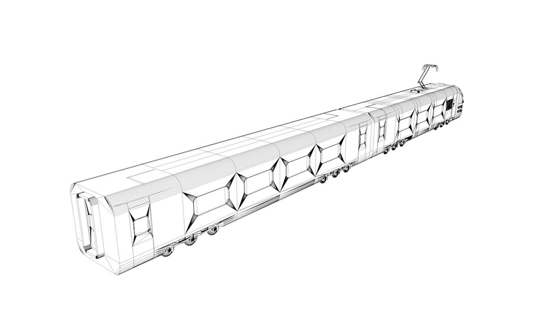 3D Fast Train Model - TurboSquid 1570349