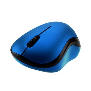 Blue Computer Mouse C4DFBXOBJ