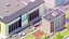città low poly URSS