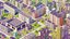 città low poly URSS
