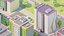 città low poly URSS