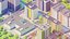 città low poly URSS