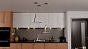 Modern Geometric 3-Light Triangle Pendant Light