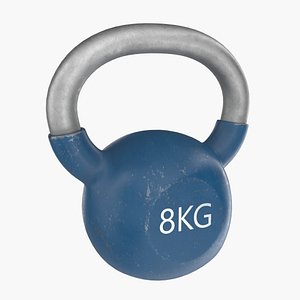 3D Kettlebell 8KG model