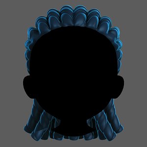 3D Hair style for boy V99 3D model